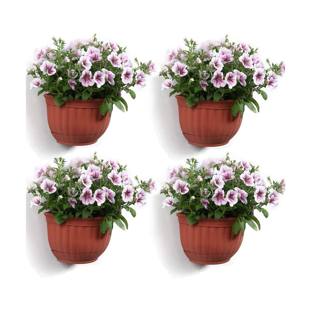 self watering wall planter with hooks T4U